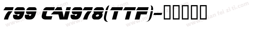 799 CAI978(ttf)字体转换